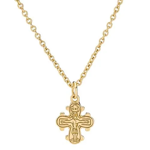 Collier i 8 kt. Guld med Dagmarkors - 45 og 48 cm