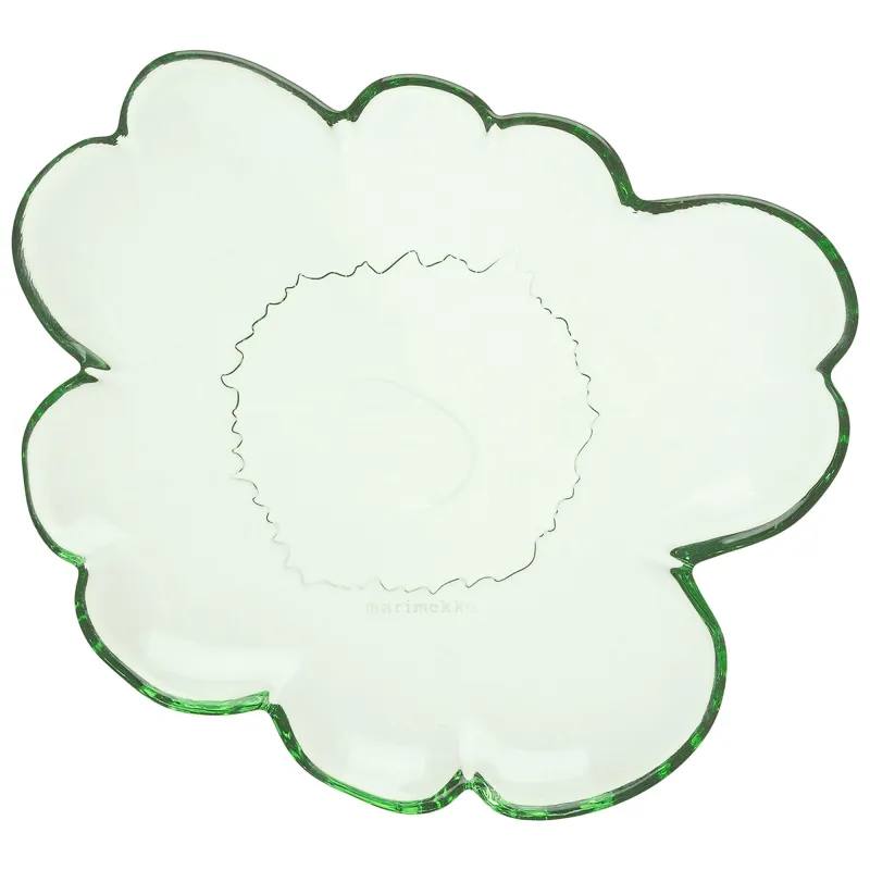 Marimekko Unikko glasasiet 20 cm, grøn