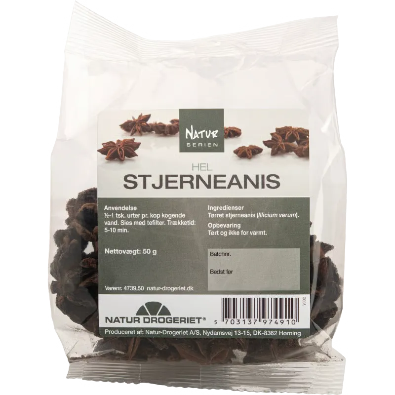 Natur Drogeriet Stjerneanis Hel (50 g)