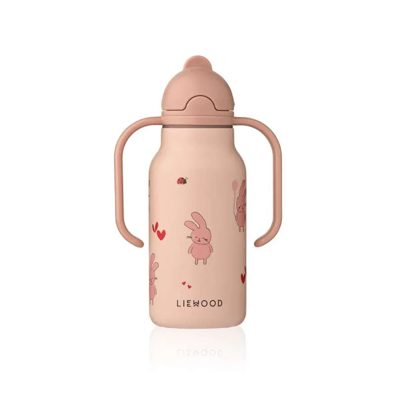 Liewood Kimmie Drikkeflaske - Rustfrit Stål - 250ml - Wild Child/Rosey