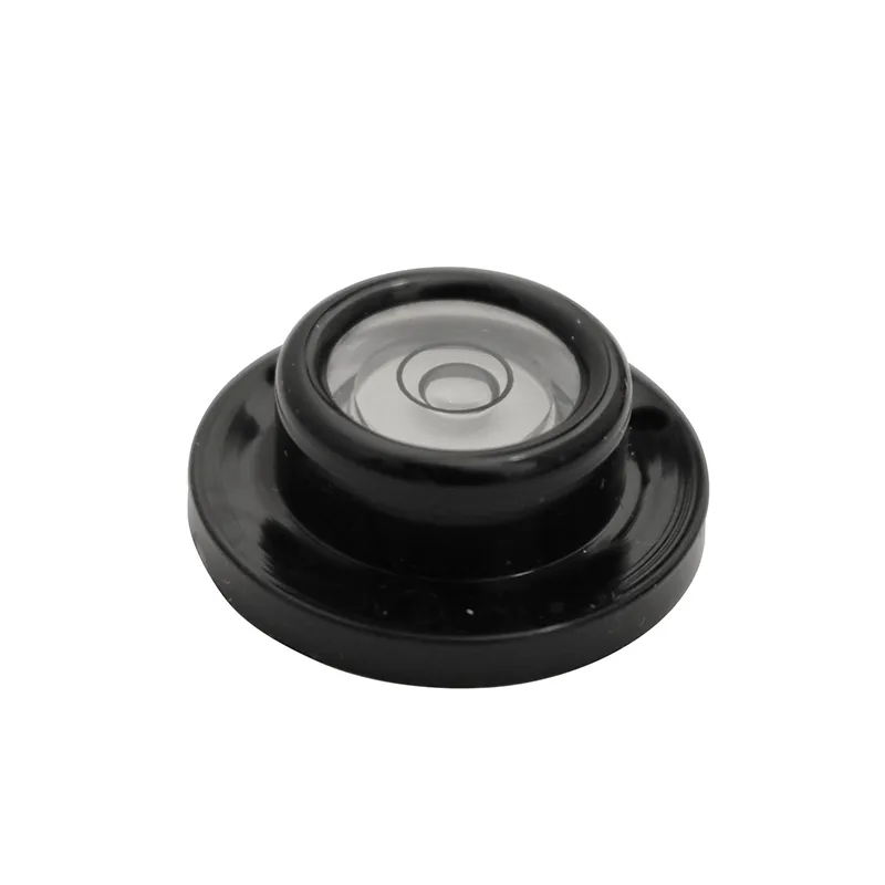 Dåselibelle Ø30 mm med 3 skruehuller og Ø20 mm glas (type 6)