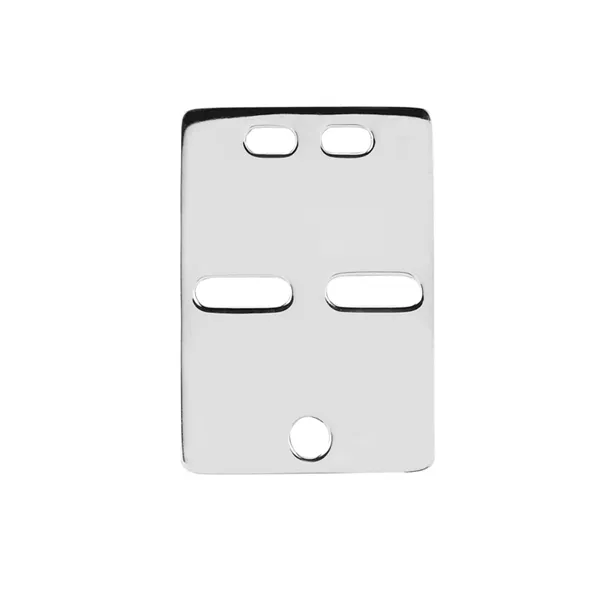 Vedhæng i Sølv med ID-plade - 32 x 22 mm