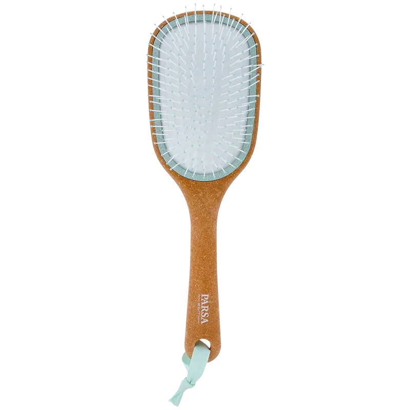Parsa Cork Detangling Hairbrush Wet & Dry Organic Large Oval (1 stk)