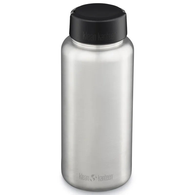 Klean kanteen Wide flaske 1182 ml, brushed stainless steel