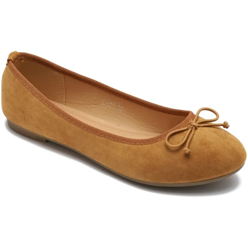 Tanja dame ballerina sko W2300 - Camel