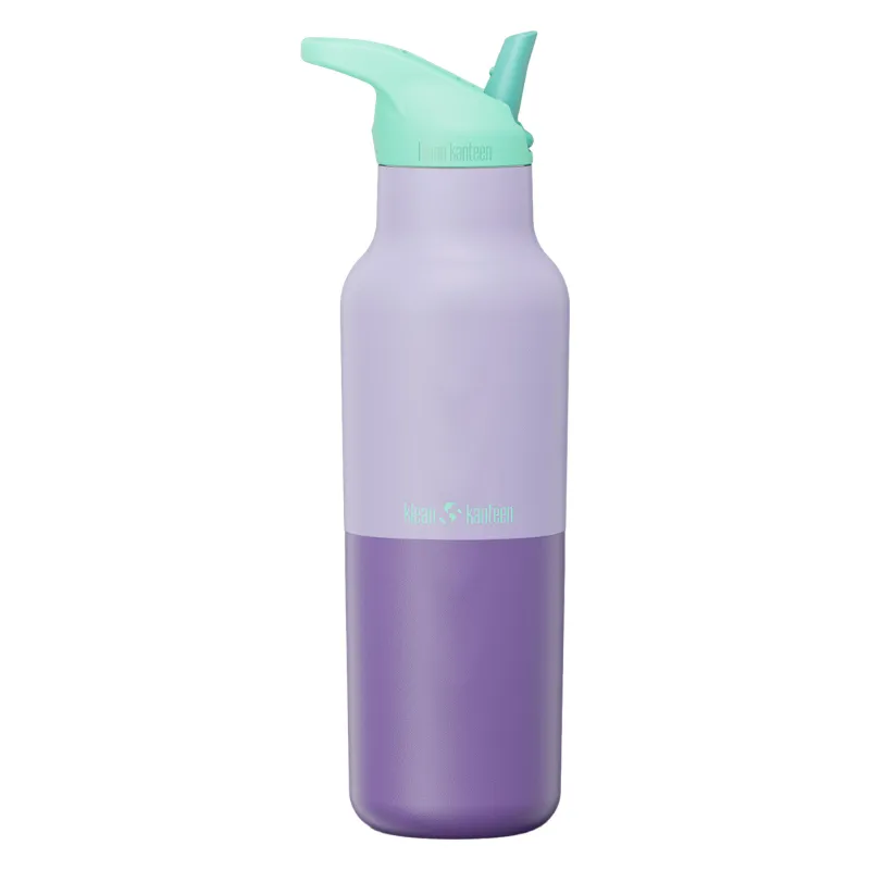 Klean kanteen Rise Classic drikkeflaske med sportslåg 473 ml, Orchid Kaleidoscope