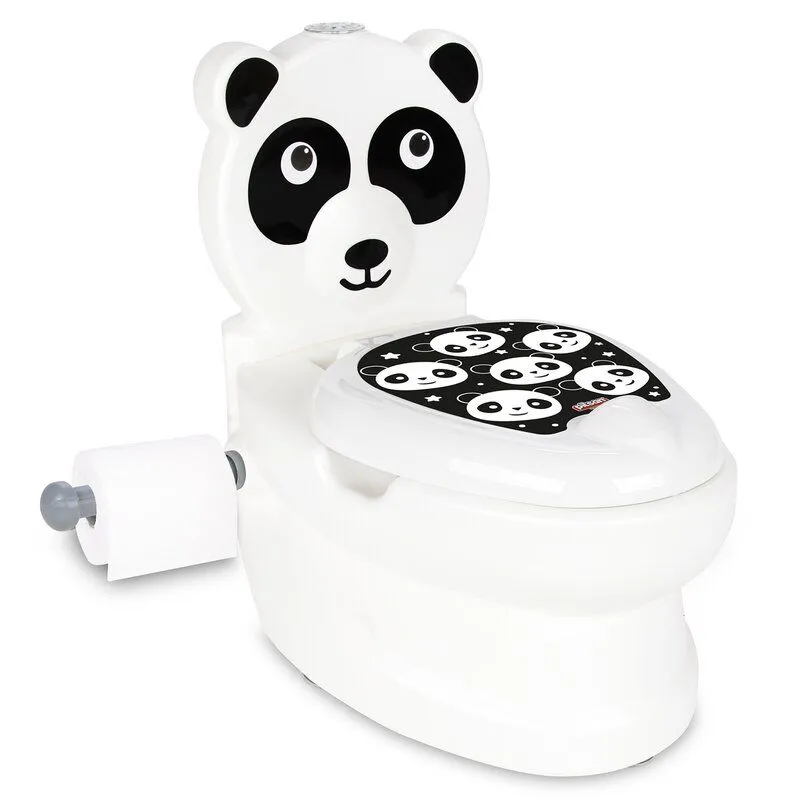 Toilet træner med lys og lyd, Pandabjørn