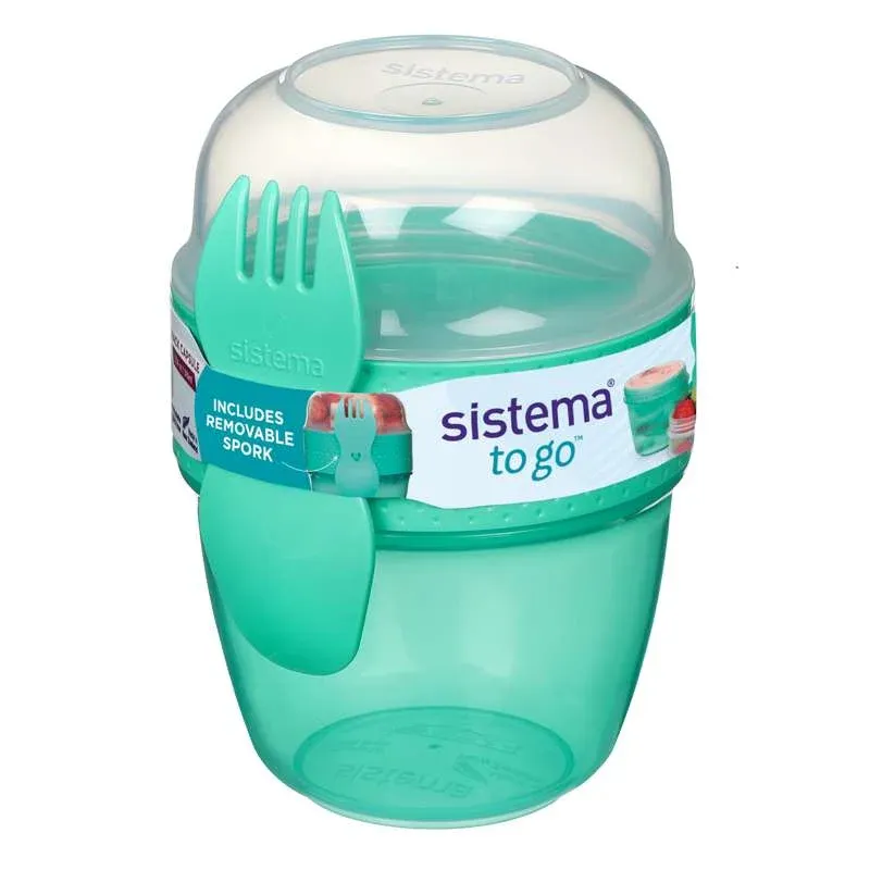 Sistema Snackboks - Snack Capsule To Go - 515ml - Minty Teal