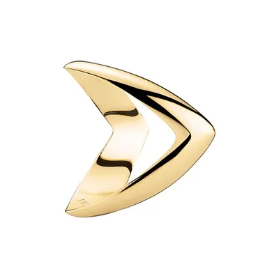 Bispehue ring i 14 kt. Guld - 5 mm