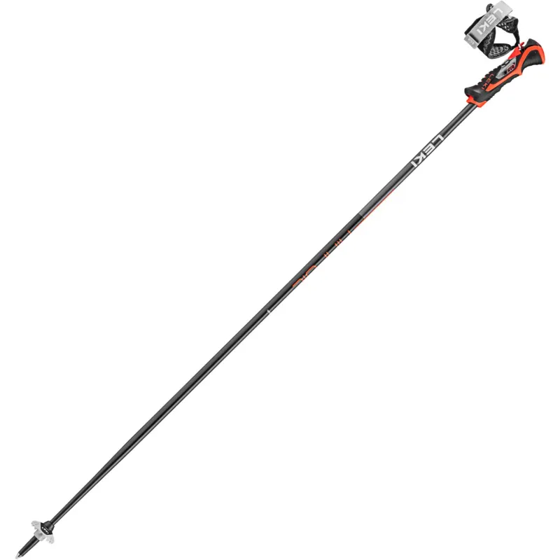 Leki Airfoil 3D, skistave, sort