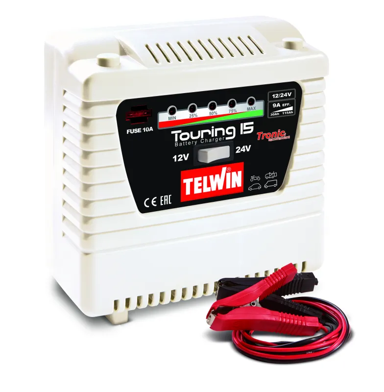 TELWIN TOURING 15 batterilader 12/24 V