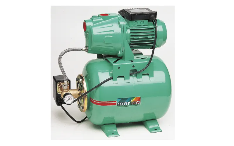 Marina CAM 40/22 husvandværk, 230v, 1", 60 l/min løftehøjde 28 mtr., støbejerns hus, 22 l. tank
