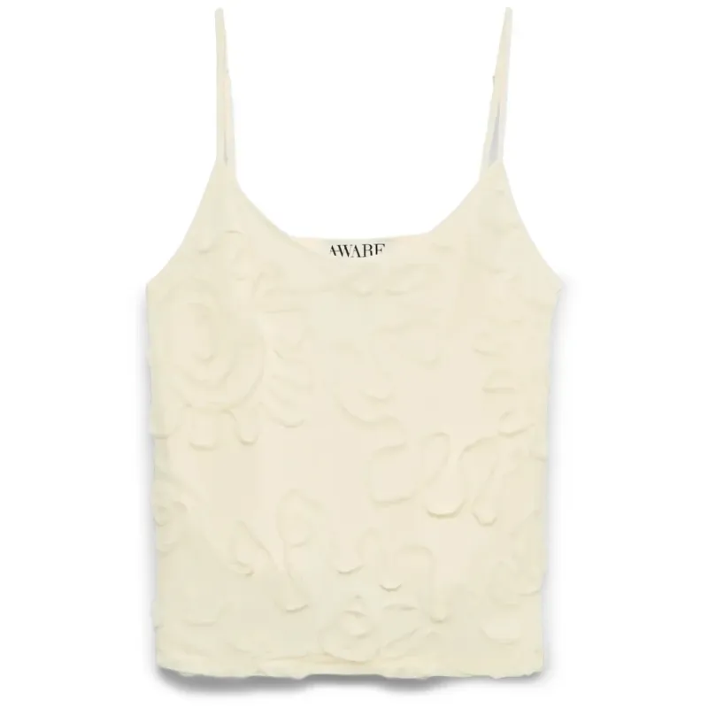 VERO MODA dame top AWBLAKELY - Pistachio Shel