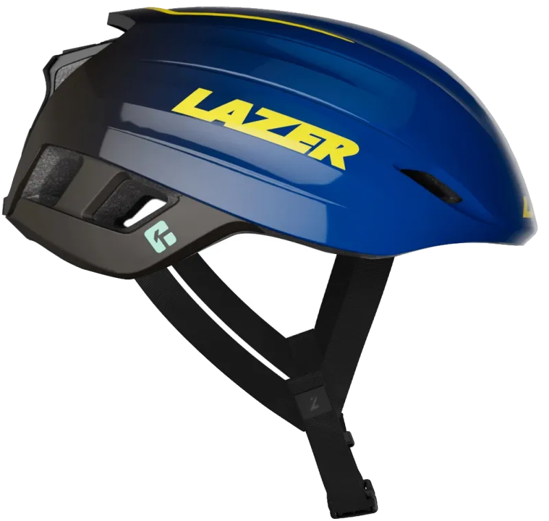 Lazer Z1 Kineticore "Tour de France" cykelhjelm - Blå