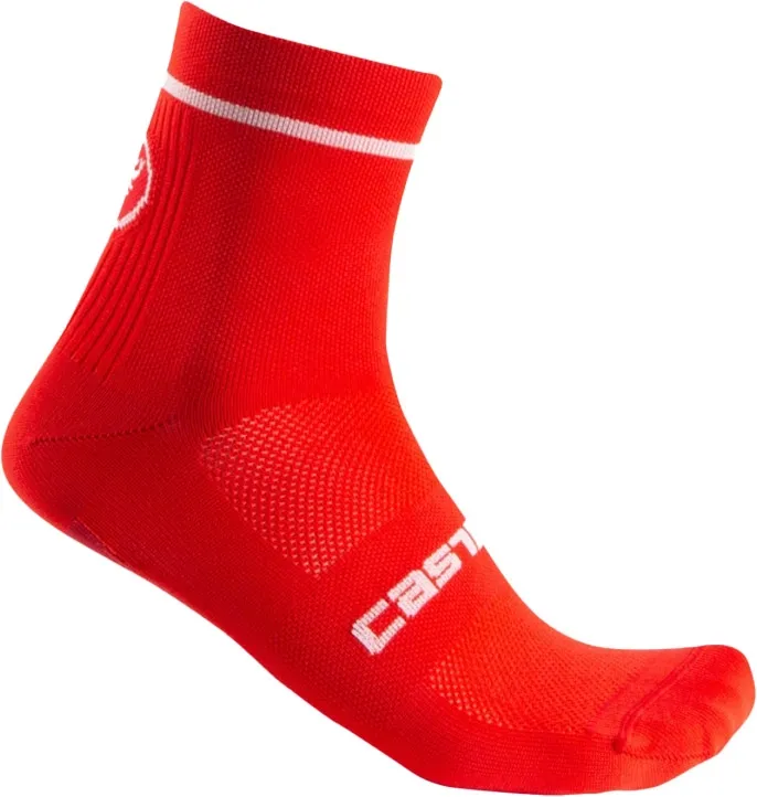 Castelli ENTRATA 9 SOCK - Rød