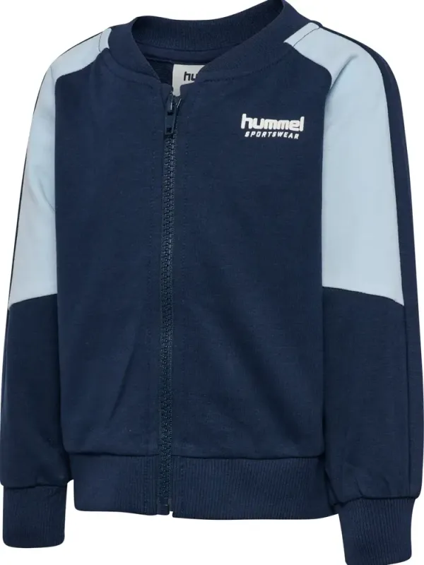 Loose Block Zip Trøje - Skynavy - 92
