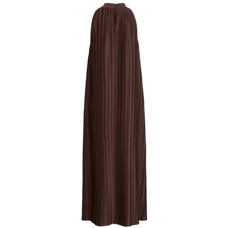 VILA dame kjole VISNOWDROP - Shaved Chocolate