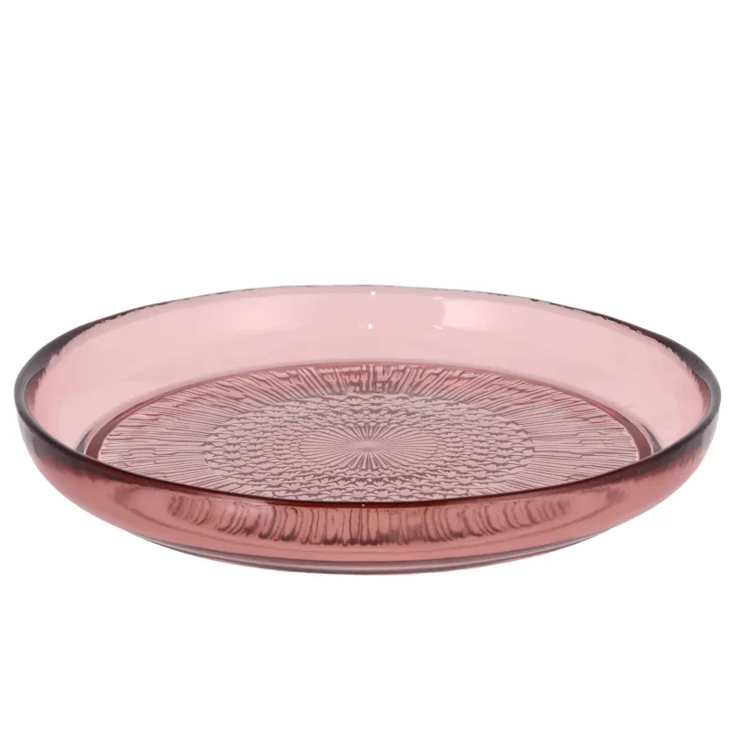 Bitz Kusintha Glastallerken Ø18 cm, pink