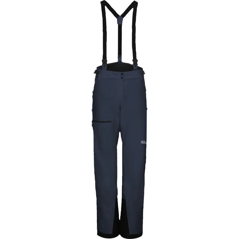 Jack Wolfskin Flowline Pro 2L Ins, skibukser, dame, mørkeblå