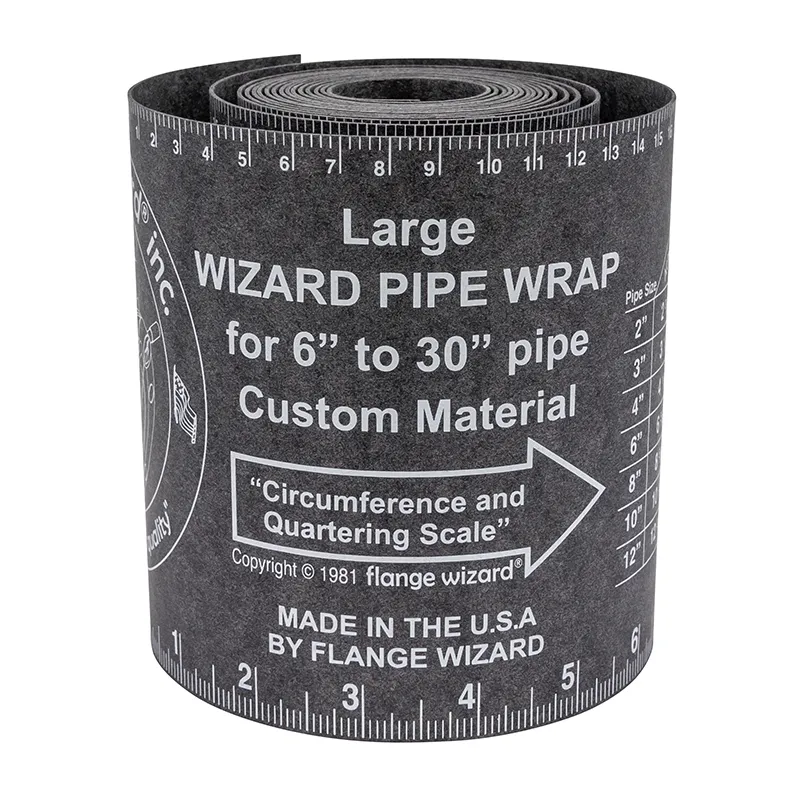 FLANGE WIZARD Wrap-Around WW-17A Large for 6"-30" rør (120" Længde / 5 1/4" Bredde)