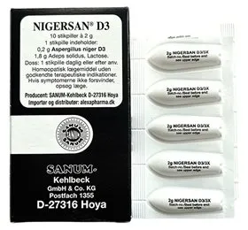 Nigersan stikpiller D3 &bull; 10 stk.