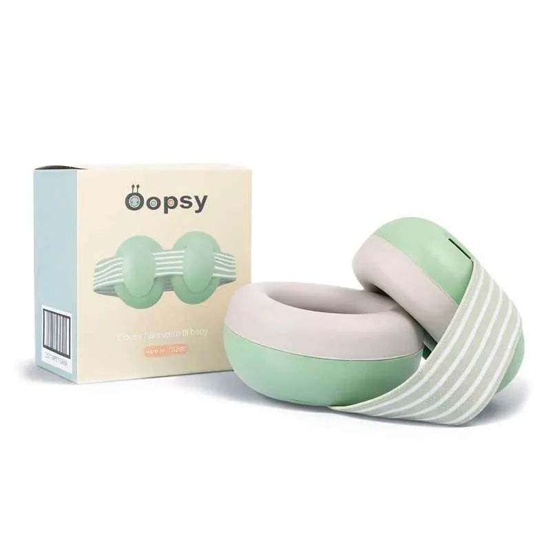 Oopsy Høreværn til Baby og Tumling - Grøn