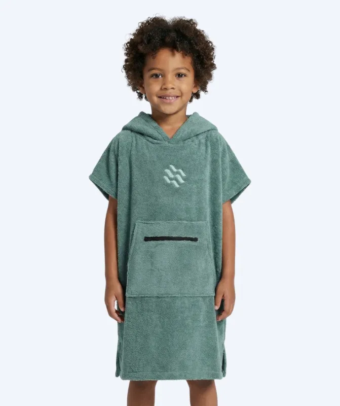 Watery badeponcho til børn (1-6) - Bomuld - Forrest Green