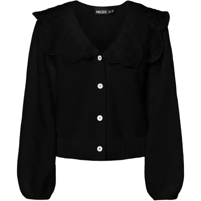 PIECES DAME CARDIGAN PCABBY - Black