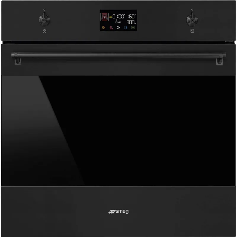 Smeg SO6302M2N Classic Indbygningsovn med mikro 68 liter