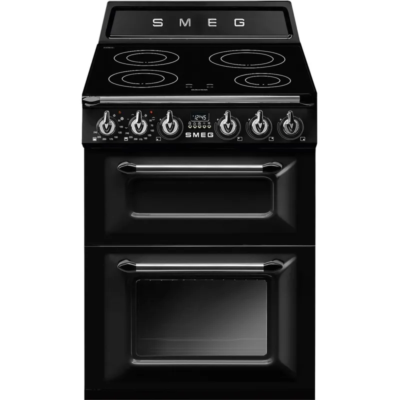 Smeg TR62IBL2 Victoria multifunktionsovn + induktionskogeplade 60 cm, sort