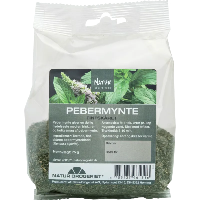 Natur Drogeriet Pebermynte Fintskåret (75 g)
