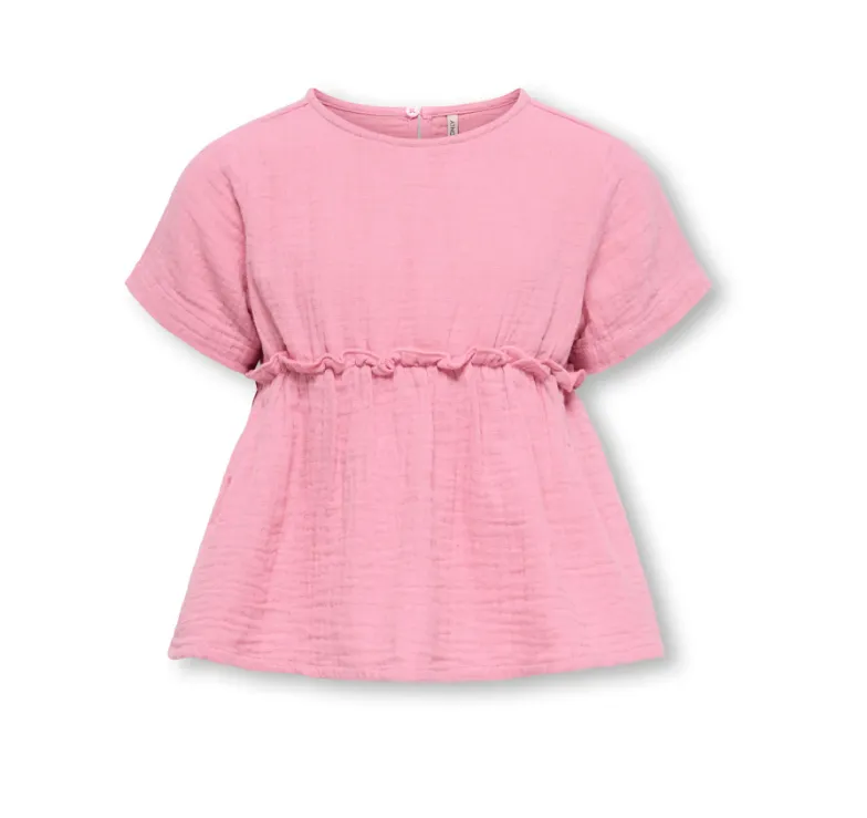 Only Mini Thyra Life SS Top - Cashmere Rose - 92 cm