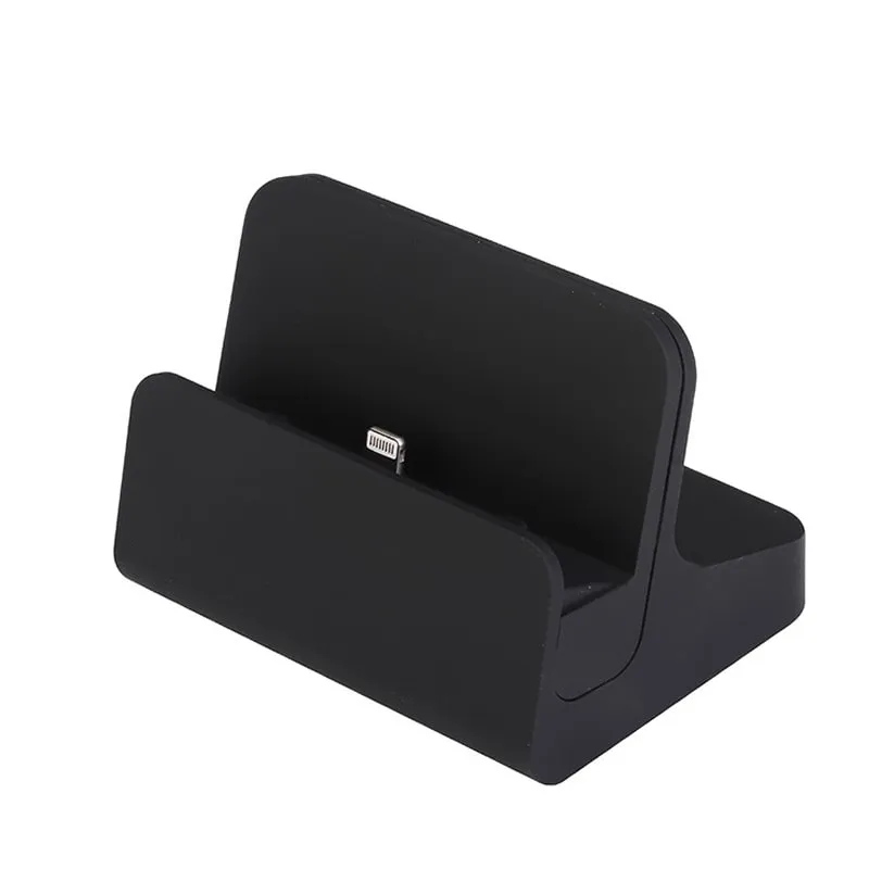 iPad Dock. Elegant Bordlader til både iPads og iPhones. Sort