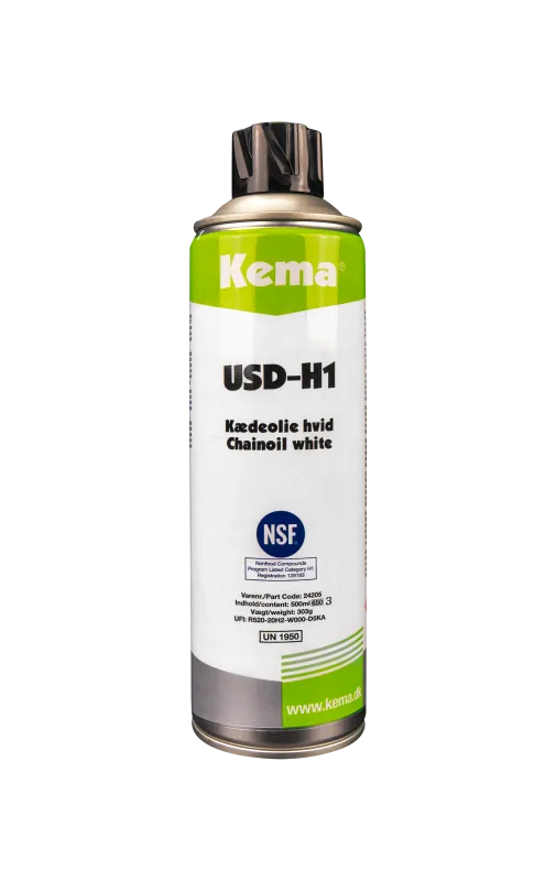 Kema kædeolie hvid USD-H1 500ml