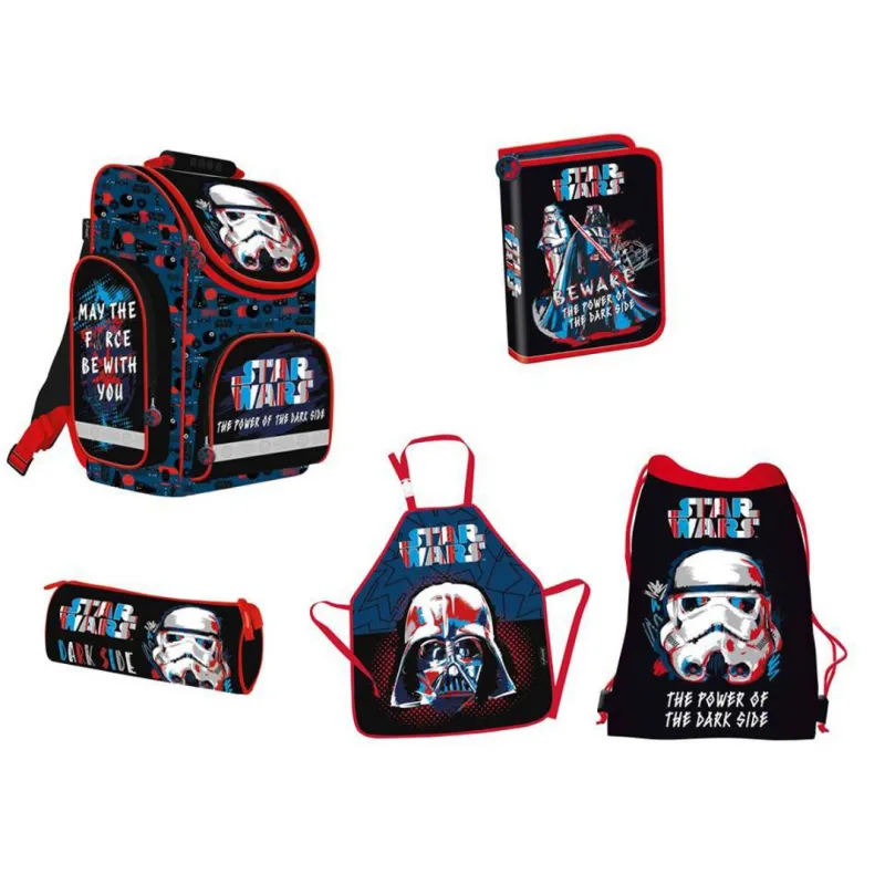 Star Wars skoletaske 5 dele