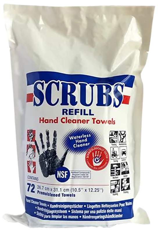 Kema Scrubs håndservietter, refill 72stk