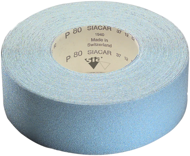 Slibepapir rulle 1940 Siacar 70mm×50mtr K80