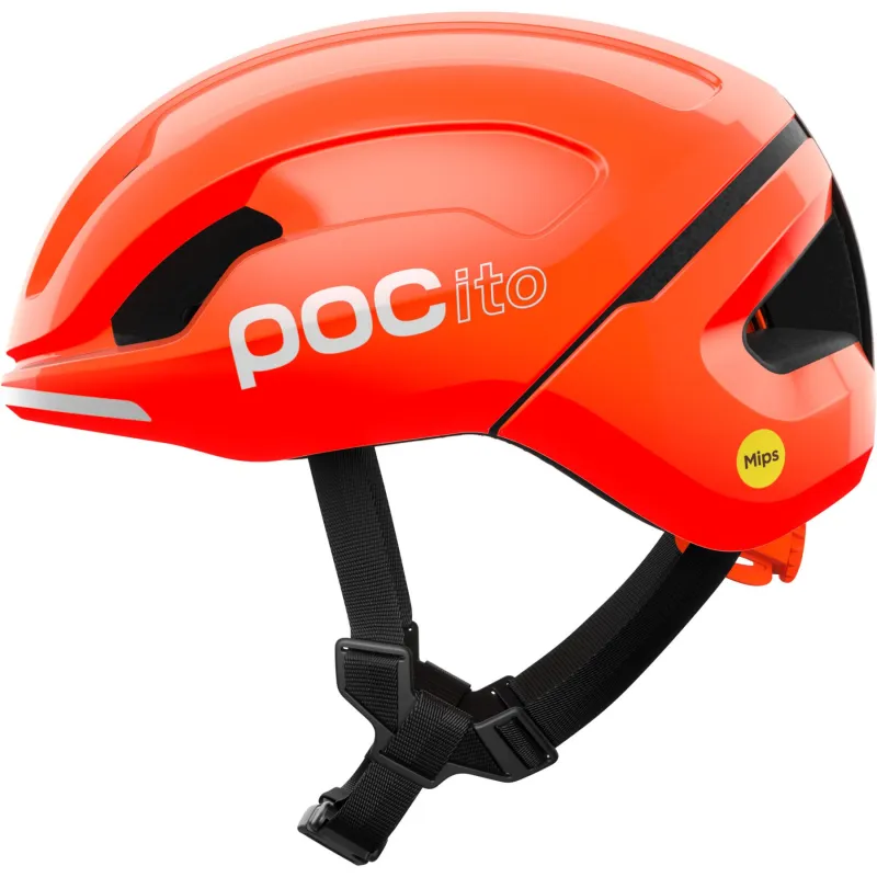 POCito Omne MIPS, cykelhjelm, junior, fluorescent orange