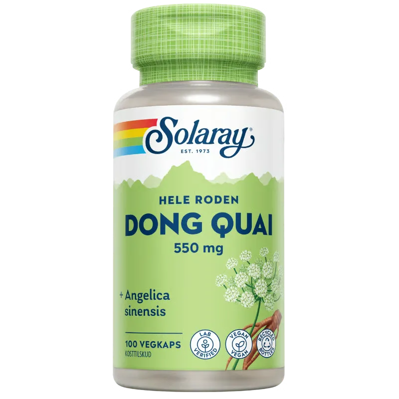 Solaray Dong Quai 550 mg (100 kapsler)