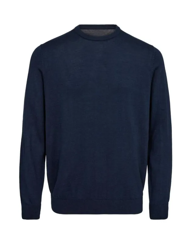 Reg fit o-neck merino