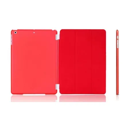 iPad Mini Smart cover til for-& bagside med klar bagside. Rød.