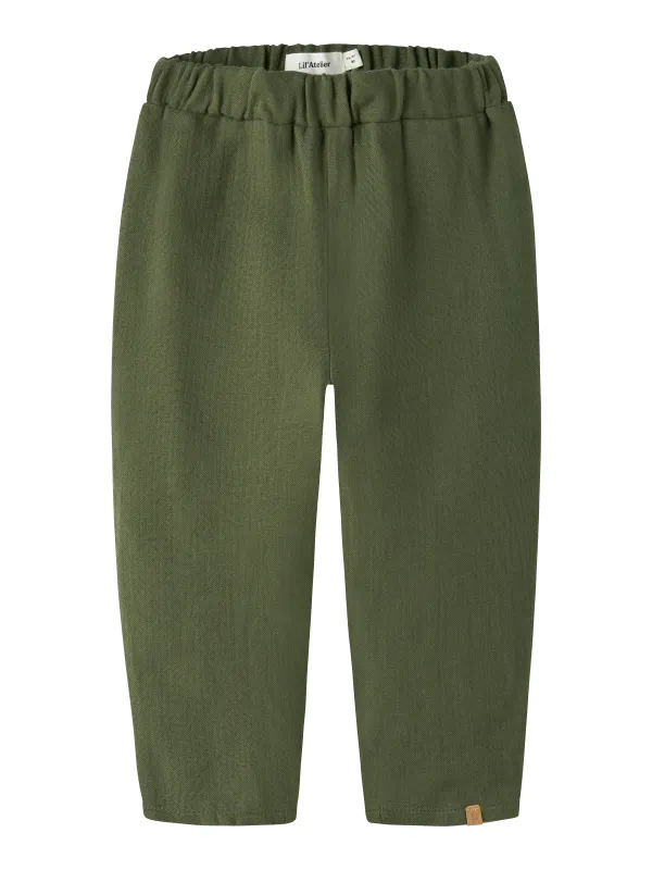 Lil Atelier Neppo - Loose Pant - Cypress - 92 cm