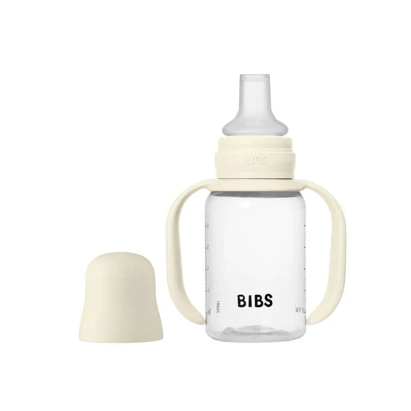 BIBS Bottle - Sutteflaskesæt - Plastik - Silikone - Sippy - 150ml - Ivory