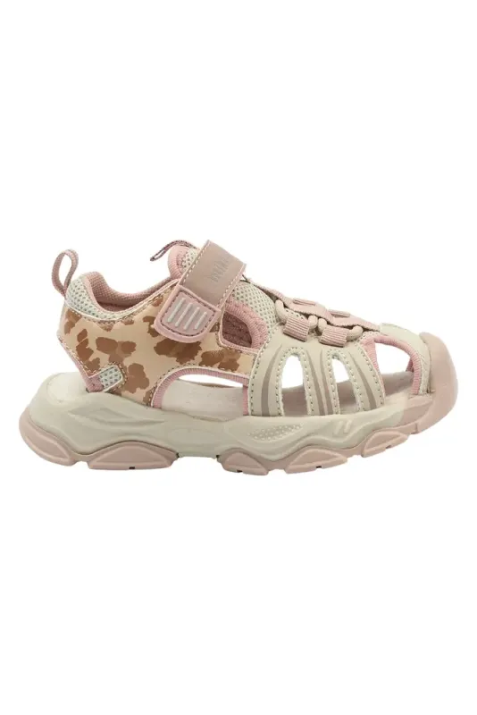 Sandal Mesh m. Velcro - Cinder - 35