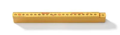 Tommestok glasfiber G59-2.4-12 GU mm/mm, 2,4 m med 12 led
