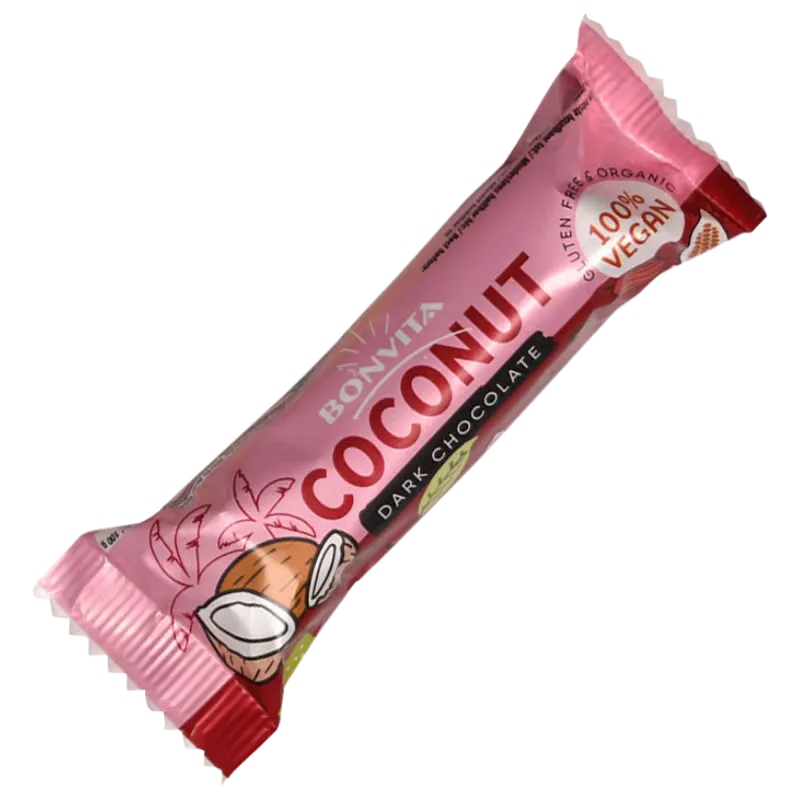 Bonvita Cocos bar m. Mørk Chokolade Ø (40 gr)