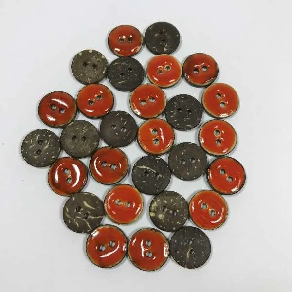 Kokosknapper 18 mm (1stk)  Lava