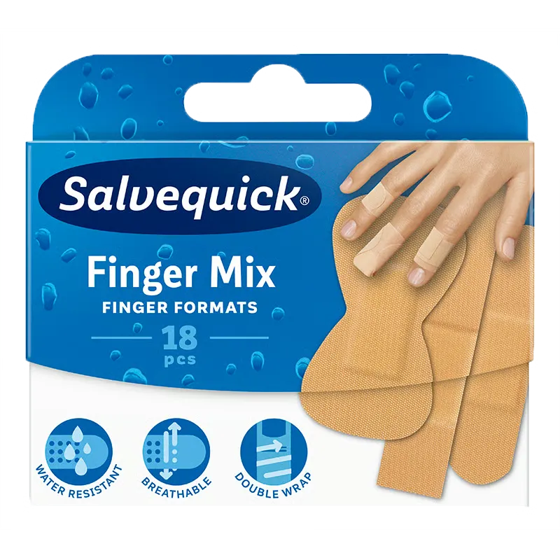 Salvequick FInger Mix (18 stk)