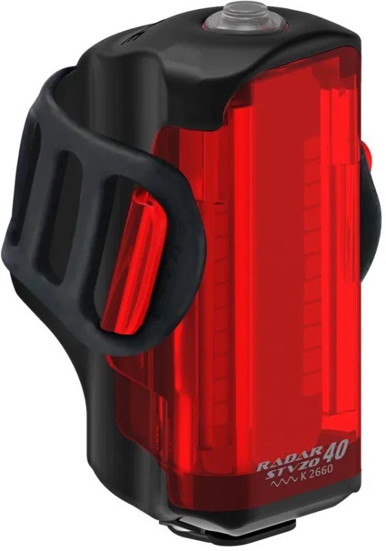 Lezyne Radar StVZO Rear Baglygte USB-C Opladning 40 lumen