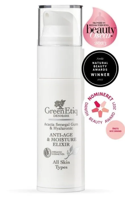 GreenEtiq  Økologisk AntiAge & Moisture Elixir. - 30 ml.